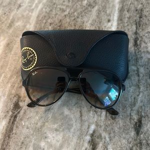 Ray-Ban Tortoiseshell Aviators with Case